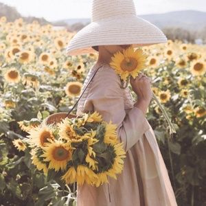 NWOT Linen Naive Handmade Wool Lined Dress